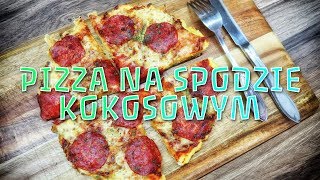 Pizza na cieście z mąki kokosowej  przepis na spód [upl. by Matelda]