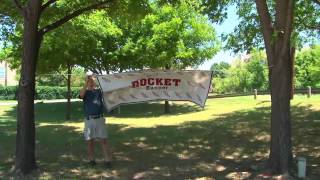 Banner Installation Using Rope [upl. by Nileek]