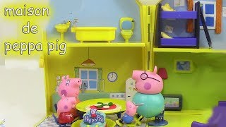 Maison de Peppa Pig Playhouse Jouet Pâte à modeler Peppa Cochon [upl. by Tyre214]