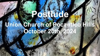 Postlude  102024 [upl. by Marlo]