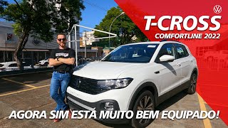 VW TCROSS COMFORTLINE 202222 Com ACC StopStart e Muito Mais [upl. by Florin]