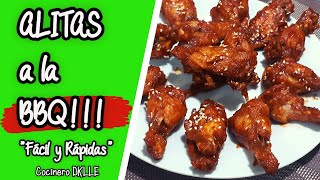 Como Hacer ALITAS ala BBQ SIN HORNO 😱  Alitas de Pollo a la BBQ peruano 🇵🇪 [upl. by Lucais]