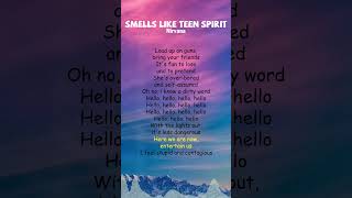 Nirvana  Smells Like Teen Spirit Lyrics shorts [upl. by Hazel600]