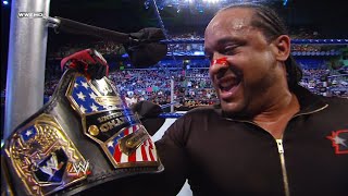 MVP vs Shelton Benjamin — United States Championship Match WWE SmackDown March 20 2009 HD [upl. by Jeffries]