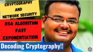 Lecture  26 cryptography RSA [upl. by Alice]