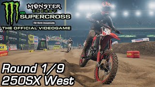 Anaheim 1  2017 250SX West Round 19  Monster Energy Supercross PC [upl. by Ahsinauq]