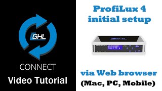 ProfiLux 4 Initial setup via Web browser Mac PC Mobile [upl. by Berlin]