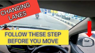 How to Change Lane while Driving Car  How to Stay in your Lane while Driving drivewithsanjit [upl. by Dnesnwot637]