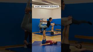 ACRO FOR BEGINNERS shorts acro acroyoga [upl. by Wymore448]