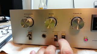 Pioneer SA610 Integrated Amplifier Recap [upl. by Nanni]