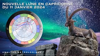 Nouvelle Lune en Capricorne du 11 janvier 2024  quotVers lavenir ensemble ou chacun pour soiquot♑️ [upl. by Aymahs]