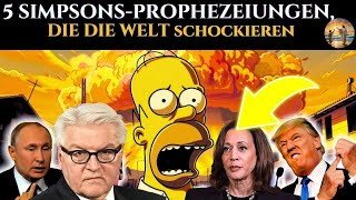 DIE 5 SIMPSONSPROPHEZEIUNGEN DIE DIE WELT schockieren – Die letzte ist für 2024 [upl. by Akere673]