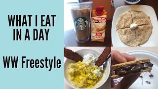 WHAT I EAT IN A DAY WW FREESTYLE [upl. by Elleryt929]