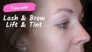 Transform Your Lashes Troocolor Eyelash Lift Kit and Tint Kit Tutorial  DIY Lash Lift at Home [upl. by Maude92]