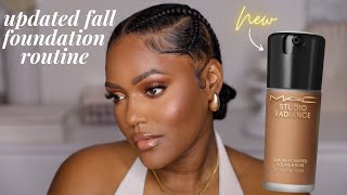 MAC STUDIO RADIANCE FOUNDATION REVIEW  FALL FOUNDATION ROUTINE [upl. by Gruver]