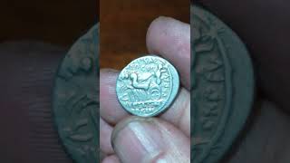 REPÚBLICA ROMANA P Aemilius Scaurus amp Pub Plautius Hypsaeus ediles 58 AC Denario plata Roma coin [upl. by Attennod453]