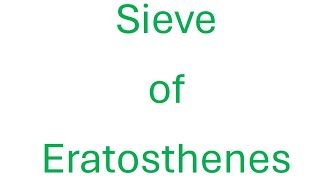 Apply Sieve of Eratosthenes method to identify prime numbers from 1 to 36 [upl. by Verla]