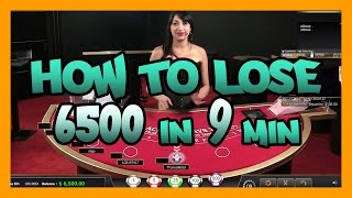 How to lose 6500 in 9 minutes [upl. by Ecirtaeb]