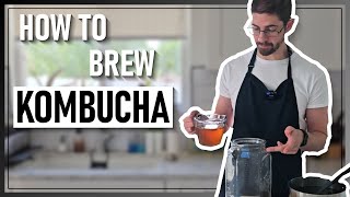 Kombucha Brewing Basics  Our Easiest Method [upl. by Inalej]