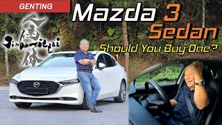 20L Mazda 3 Sedan Tested on Genting  Easy amp Fun To Drive  YS Khong Driving [upl. by Arreip]