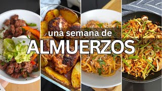 UNA SEMANA DE ALMUERZOS SALUDABLES  Michela Perleche [upl. by Yttiy373]