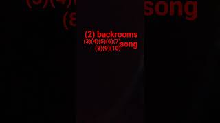 2024 backrooms song [upl. by Emmeline]