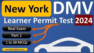 Learners Permit Test New York 2024 30 Essential Questions amp Answers [upl. by Thora]