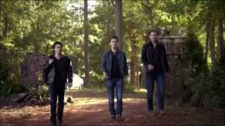 TVD Damon Stefan and Alarick talk about Caroline [upl. by Kcitrap]