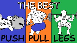 Bodybuilding Simplified Push Pull Legs Full Explanation  Free Training Plan [upl. by Nnylecyoj]