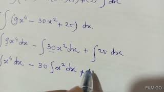 How to Integrate 3x²5 ² w r t x explained in Marathi [upl. by Robinet]