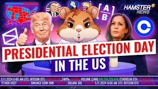 US election may send BTC to 90K or 50K 780M poured into crypto in October ⚡️ Hamster News [upl. by Klaus]