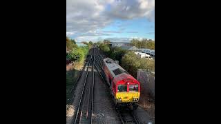 Solo class 66 knottingley 66136 [upl. by Edgerton]