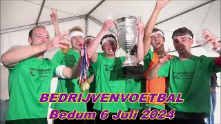 Bedum BEDRIJVENVOETBAL 6Juli 2024 [upl. by Znieh337]