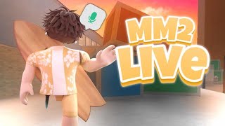 🟡 Playing MM2 with FANS 🟡 Murder Mystery 2 Live [upl. by Kciredec]