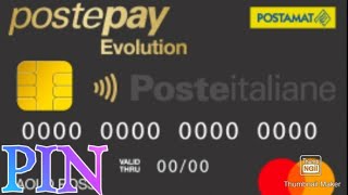 HOW TO KNOW YOUR POSTEPAY EVOLUTION PIN  TROVARE IL CODICE PIN DI POSTEPAY O POSTEPAY EVOLUTION [upl. by Ayotac]