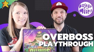 Overboss Playthrough  Board Game Fun [upl. by Nywde536]