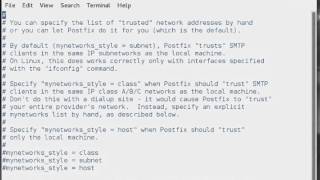 How to configure SMTP POSTFIX MAIL in Linux [upl. by Sinclare]