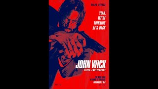 John Wick Tenth AnniversaryBTS ACTION CLIP [upl. by Odlareg]