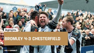 Highlights Bromley 43 Chesterfield [upl. by Nairad]