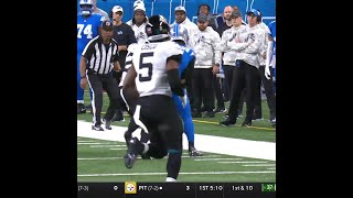 AmonRa St Brown catches for a 18yard Gain vs Jacksonville Jaguars [upl. by Prasad517]