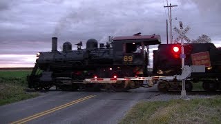 Vintage steam train passes through newly upgraded crossing [upl. by Noiemad]