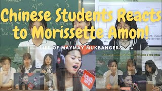 Chinese Students Reacting to Morissette Amon WISH 1075  Secret Love Song Jason Derulo [upl. by Ahsonek]