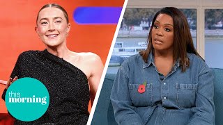 Saoirse Ronan Praised For Powerful Comment On Womens Safety  This Morning [upl. by Azilanna]