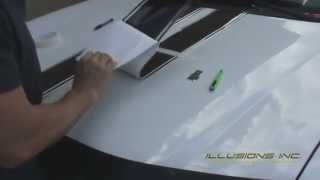 How To Install Vinyl Graphics Racing Stripes Installation by Illusions GFX Tampa FL [upl. by Myles78]