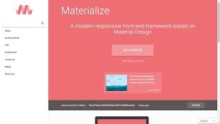 Membuat Desain Web Responsive dengan Materializecss 1 [upl. by Basile]