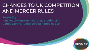 The Digital Markets Competition and Consumers Act 2024 – Changes to UK competition and merger rules [upl. by Simon]