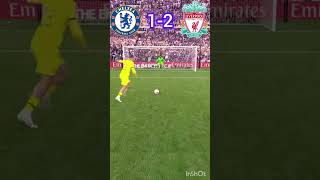 chelsea vs liverpool plenty shootout 🥶🔥 football footballshorts shorts [upl. by Trilly]