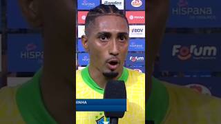 Reaccion de Raphinha Venezuela 11 Brasil Goles [upl. by Langer]