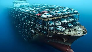 Abandoned Cargo Ship Full of Cars Discovered in the Pacific Ocean  How Did It Sink [upl. by Anitsyrhc]