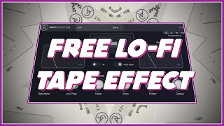 Free LoFi Tape Effect  Caelum Audio Tape Cassette 2 [upl. by Anyaled351]